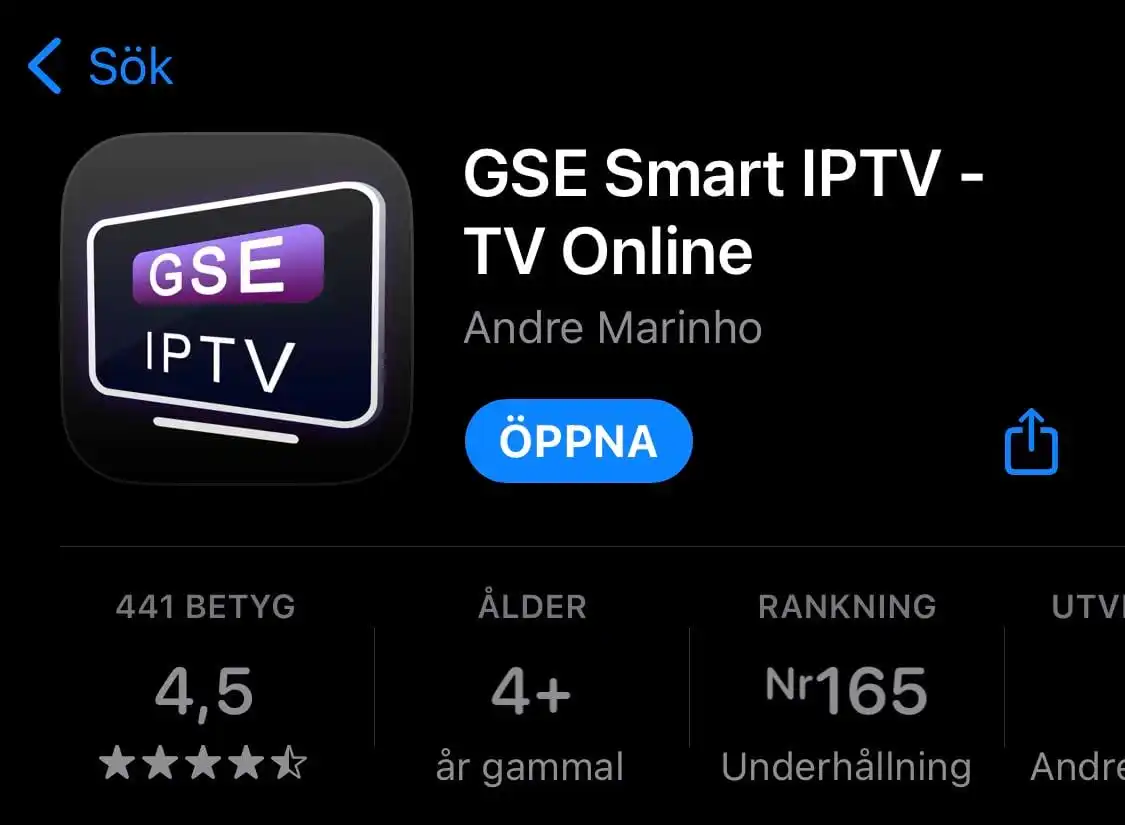GSE Smart IPTV Online logo