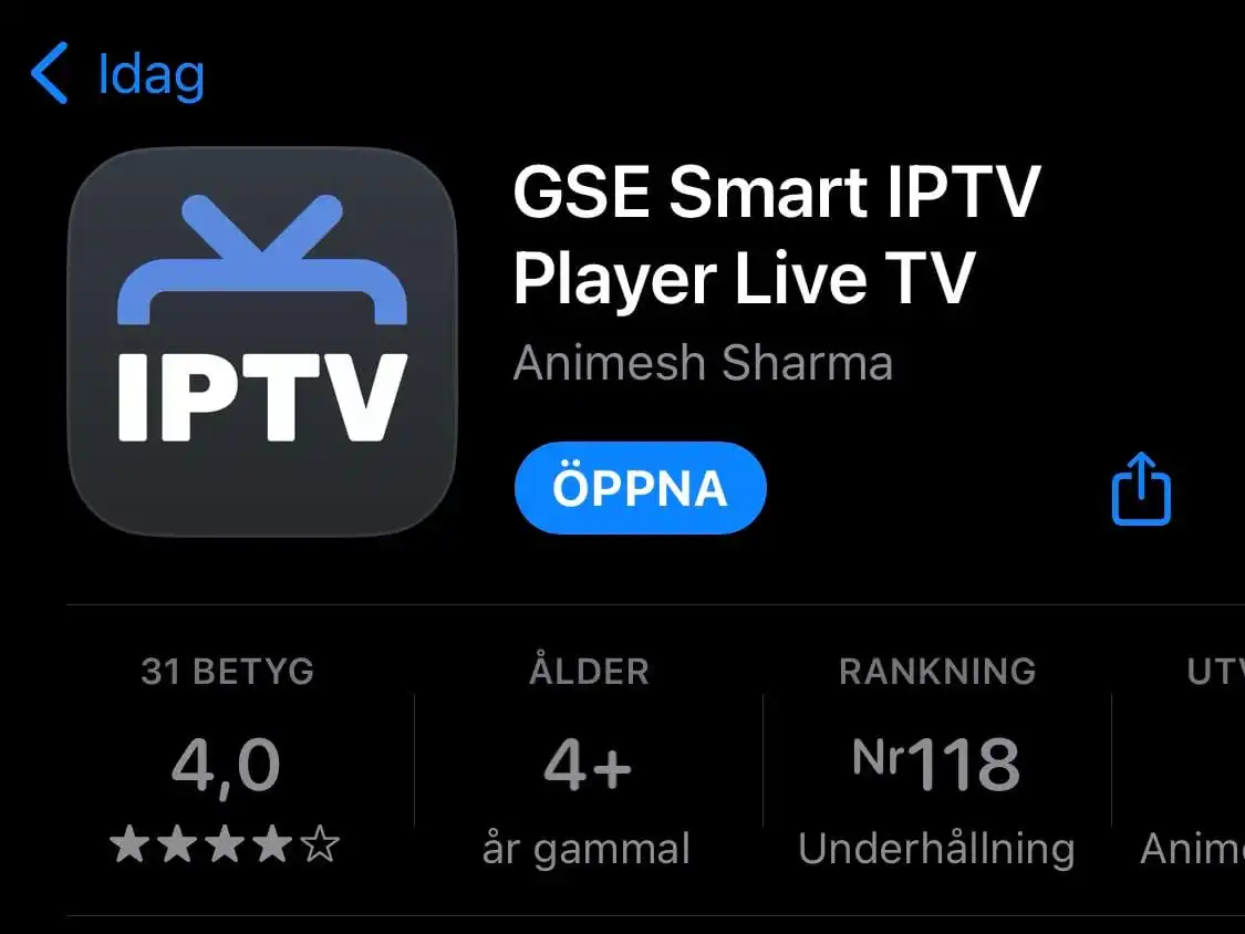 GSE IPTV Player logo